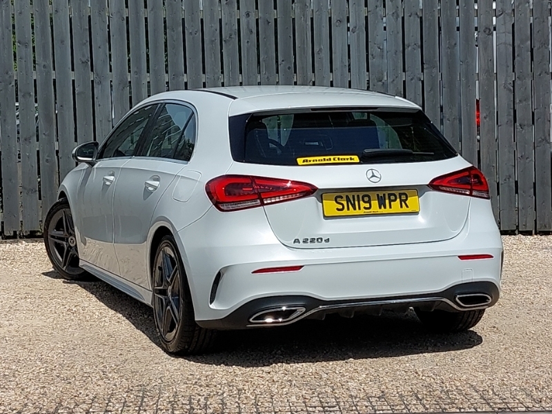 Mercedes-Benz A Class A220d Amg Line SN19WPR White #2