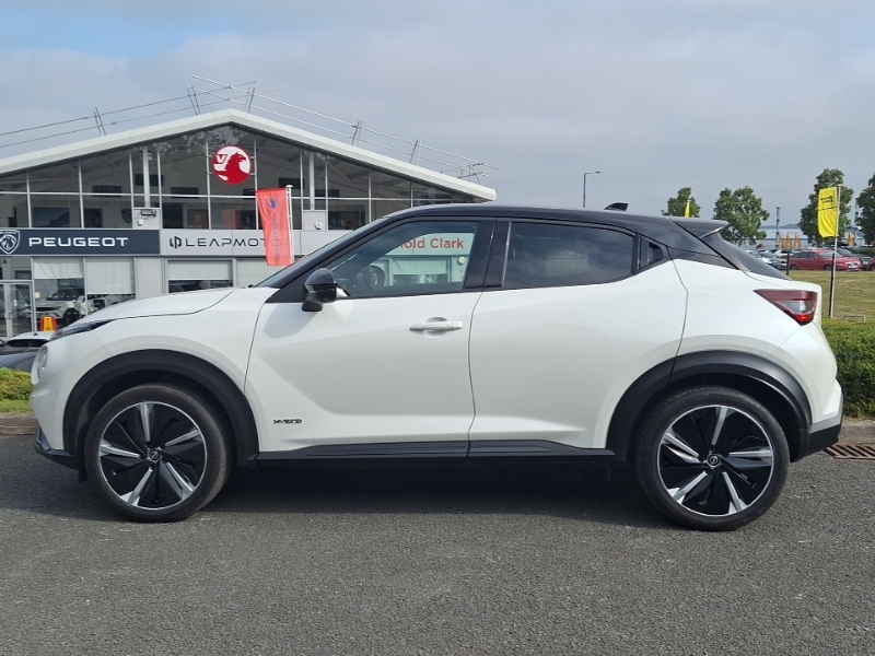 Nissan Juke 1.6 Hybrid Tekna SL73OLP White #4