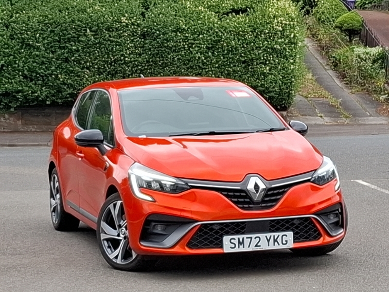 Renault Clio 1.6 E-tech Hybrid 140 Rs Line SM72YKG Orange
