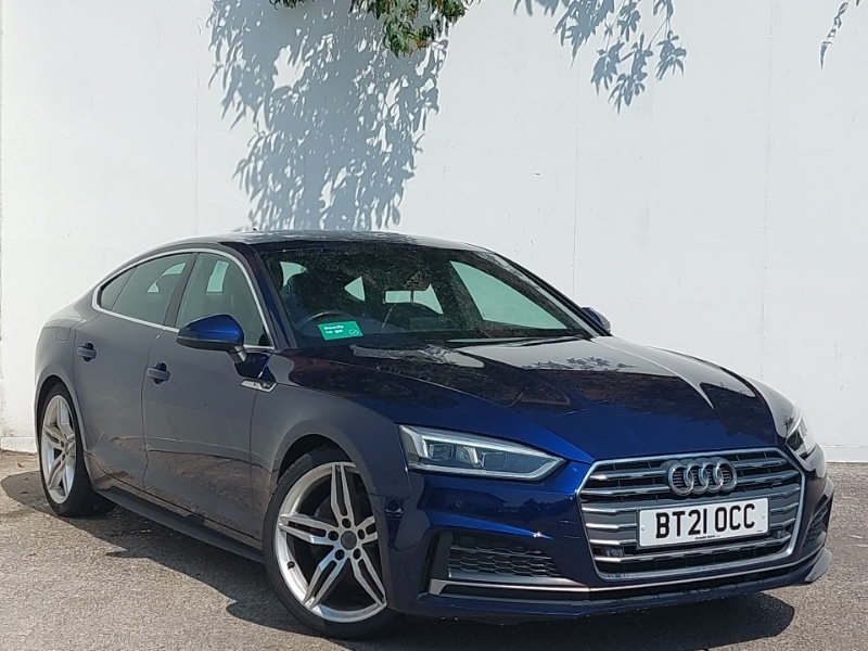Audi A5 40 Tdi S Line S Tronic BT21OCC Blue