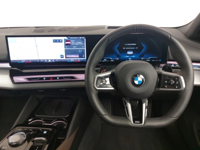 BMW 5 Series 520I M Sport White #4