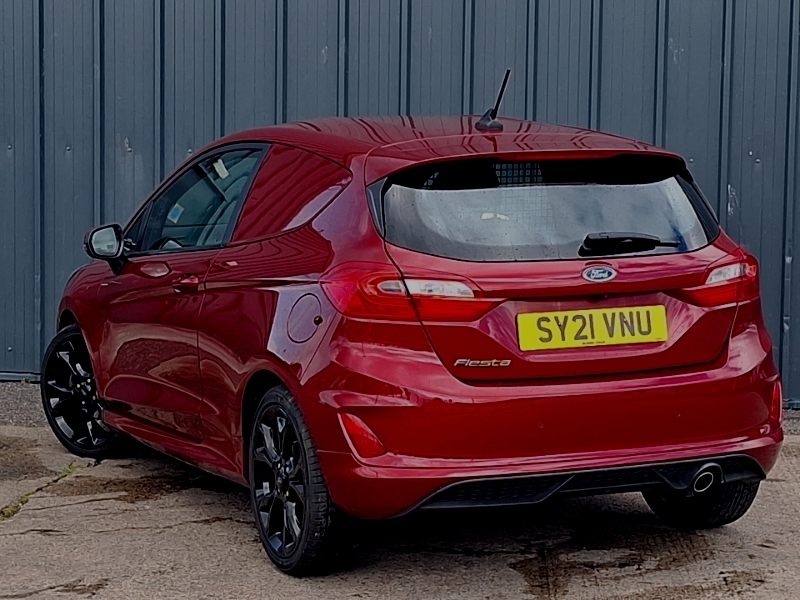Ford Fiesta 1.0 Ecoboost 125 Sport Van SY21VNU Red #2