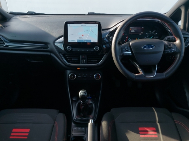 Ford Fiesta 1.0 Ecoboost Hybrid Mhev 125 St-line SE23VXG White #3