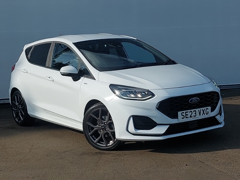 Ford Fiesta 1.0 Ecoboost Hybrid Mhev 125 St-line White