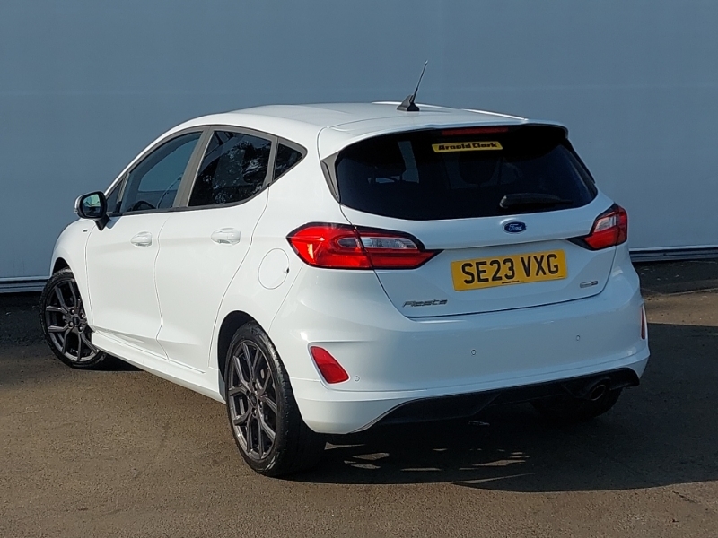 Ford Fiesta 1.0 Ecoboost Hybrid Mhev 125 St-line SE23VXG White #2