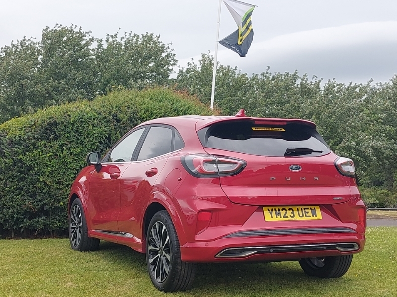 Ford Puma 1.0 Ecoboost Hybr Mhev 155 St-line Vignale Dct YM23UEW Red #2