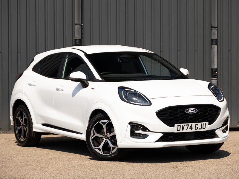 Ford Puma 1.0 Ecoboost Hybrid Mhev 155 St-line Dct White