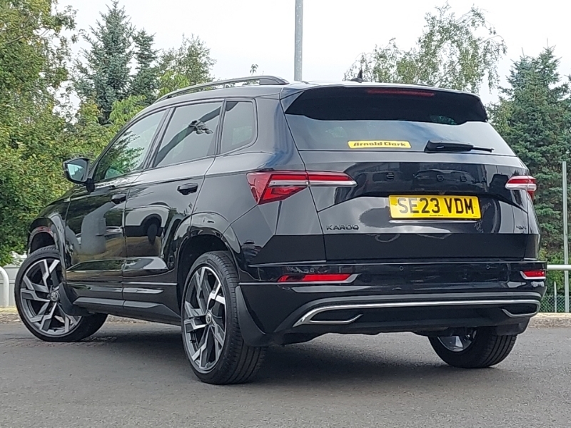 Skoda Karoq 2.0 Tsi Sportline 4X4 Dsg SE23VDM Black #2