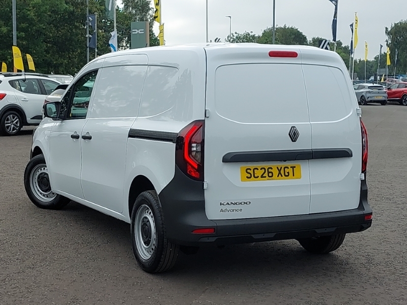 Renault Kangoo Ll21 Blue Dci 95 Advance Safety Van White #2