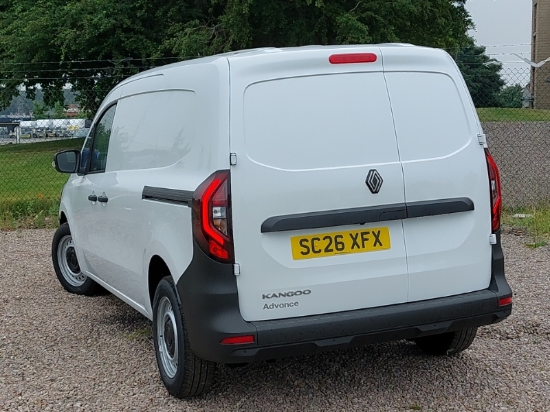 Renault Kangoo Ll21 Blue Dci 95 Advance Safety Van White #2