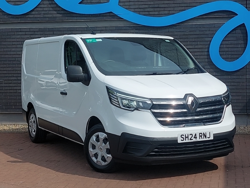 Renault Trafic Sl30 Blue Dci 130 Advance Van White