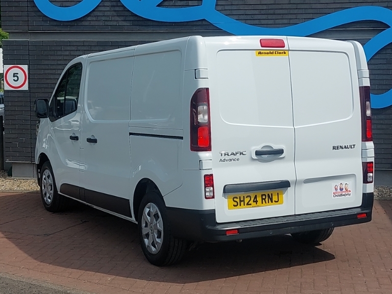 Renault Trafic Sl30 Blue Dci 130 Advance Van White #2