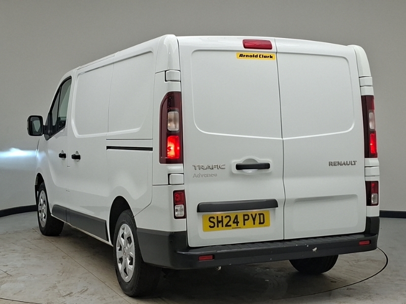 Renault Trafic Sl30 Blue Dci 130 Advance Van White #2