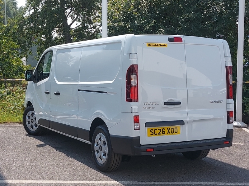 Renault Trafic Ll30 Blue Dci 130 Advance Safety Van SC26XOO White #2