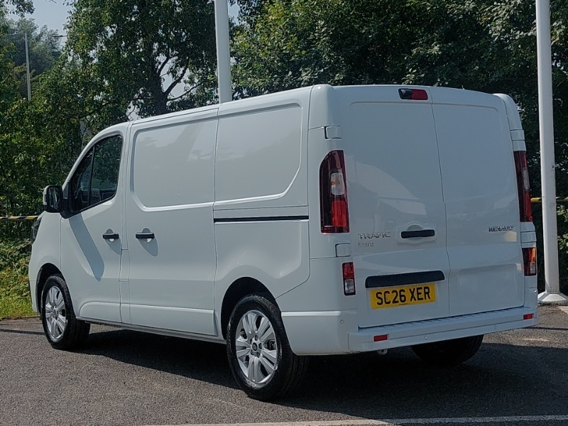 Renault Trafic Sl30 Blue Dci 130 Extra Safety Van SC26XER White #2