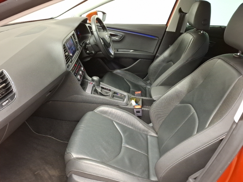 Seat Leon 2.0 Tsi 190 Xcellence Lux Ez Dsg FB19CYC Orange #5