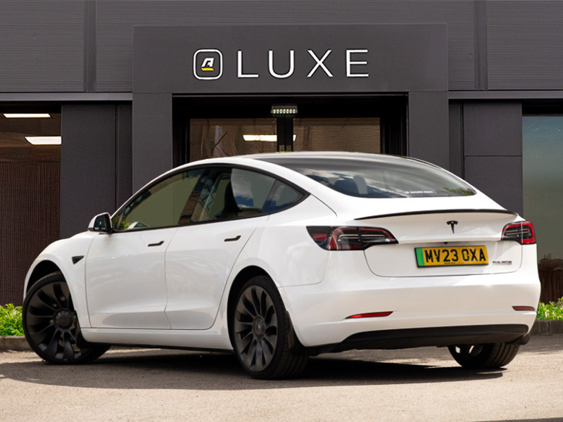 Tesla Model 3 Performance Awd Performance Upgrade White #2