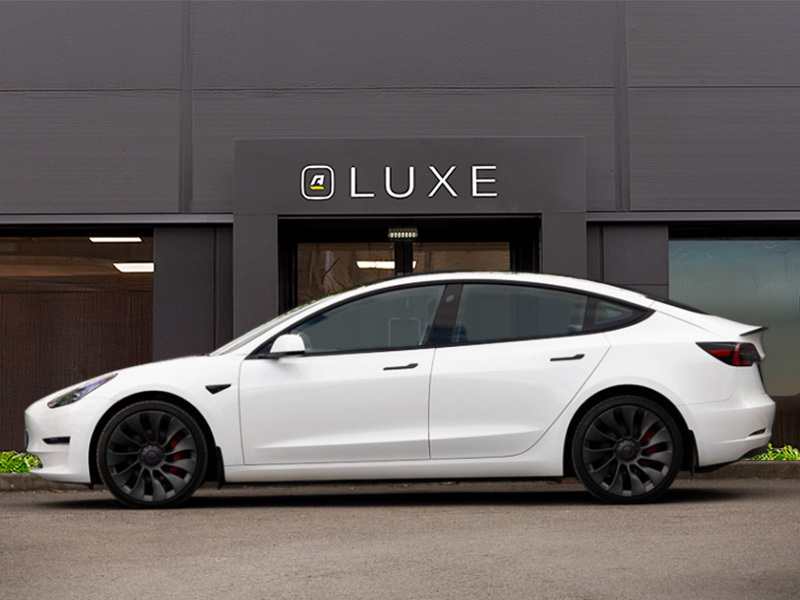 Tesla Model 3 Performance Awd Performance Upgrade White #4