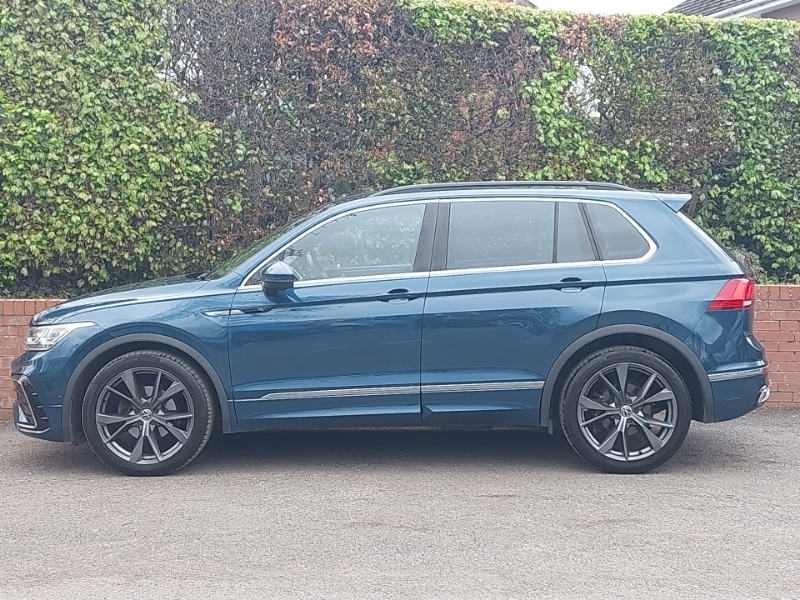 Volkswagen Tiguan 2.0 Tdi 4Motion R-line Dsg GU21HBE Blue #4