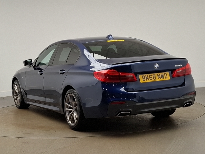 BMW 5 Series 520I M Sport Blue #2