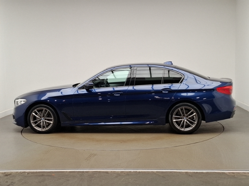 BMW 5 Series 520I M Sport Blue #4