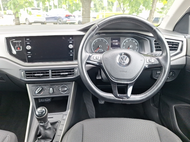 Volkswagen Polo Mk6 1.0 65Ps Se 15Inch Seyne Alloys Sinclai White #8