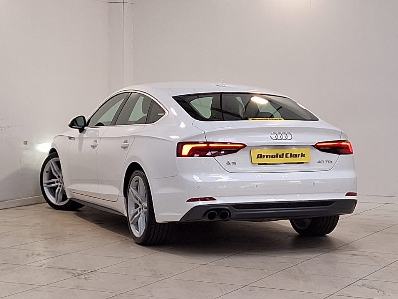 Audi A5 40 Tdi S Line S Tronic Tech Pack PG19XLO White #2