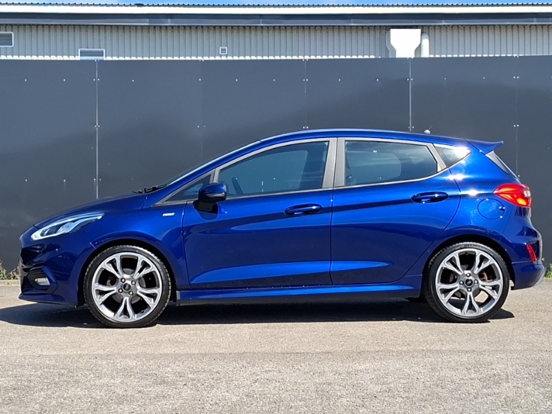 Ford Fiesta 1.0 Ecoboost 140 St-line PJ18UOO Blue #4