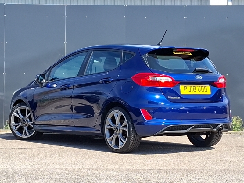 Ford Fiesta 1.0 Ecoboost 140 St-line PJ18UOO Blue #2