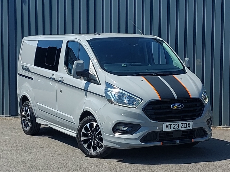 Ford Transit Custom 2.0 Ecoblue 170Ps Low Roof Dcab Sport Van Grey