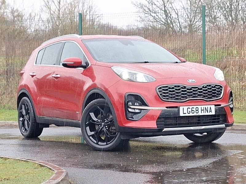 Kia Sportage 1.6 Crdi Isg Gt-line Dct Awd Red