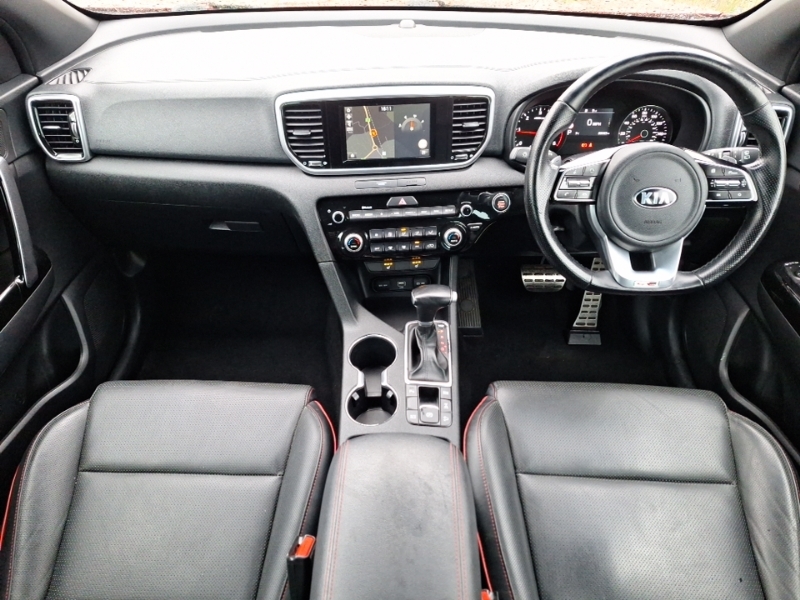 Kia Sportage 1.6 Crdi Isg Gt-line Dct Awd LG68HNA Red #3