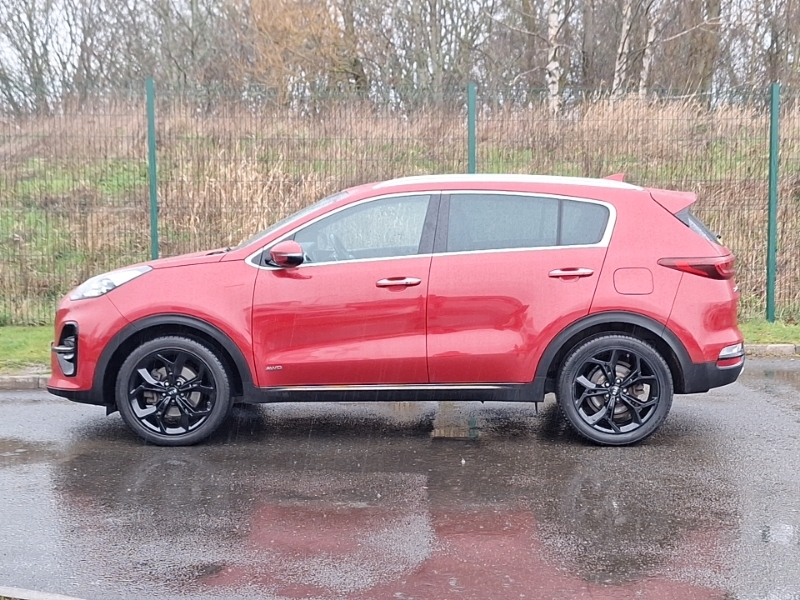 Kia Sportage 1.6 Crdi Isg Gt-line Dct Awd LG68HNA Red #4