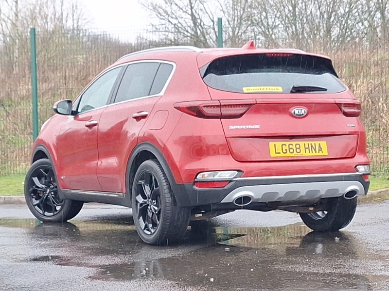 Kia Sportage 1.6 Crdi Isg Gt-line Dct Awd LG68HNA Red #2