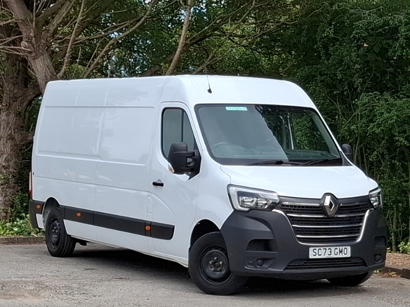 Renault Master Lm35 Blue Dci 135 Advance Medium Roof Van White #6