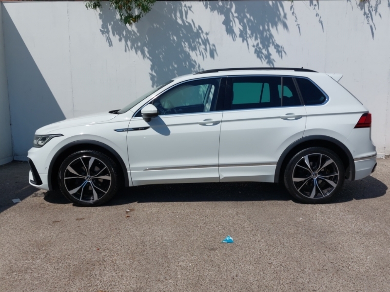 Volkswagen Tiguan 2.0 Tdi R-line Dsg White #4