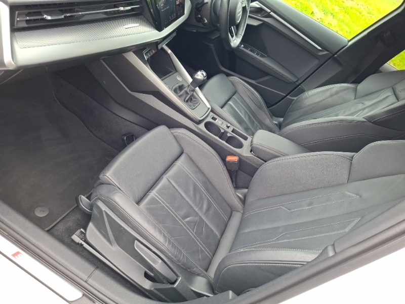 Audi A3 30 Tfsi S Line White #5