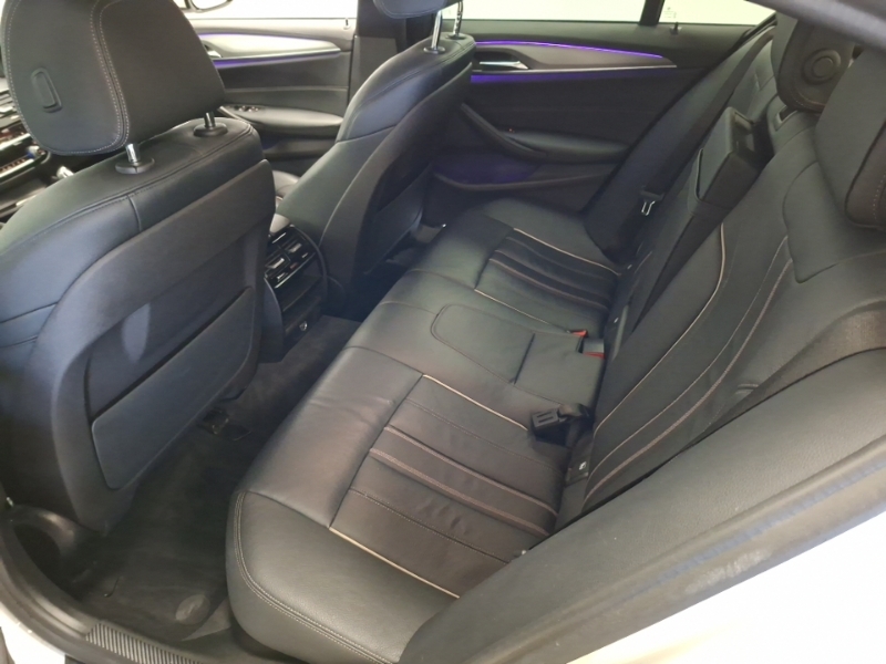 BMW 5 Series 530E M Sport White #6