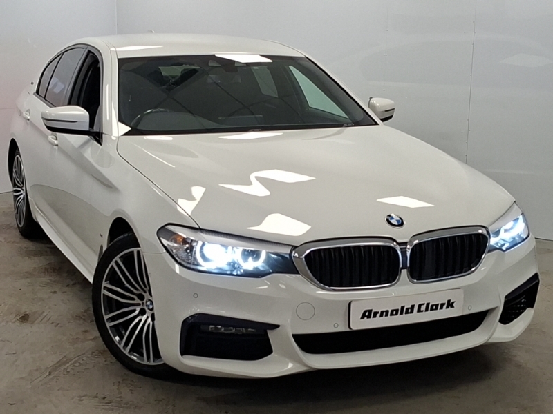 BMW 5 Series 530E M Sport White