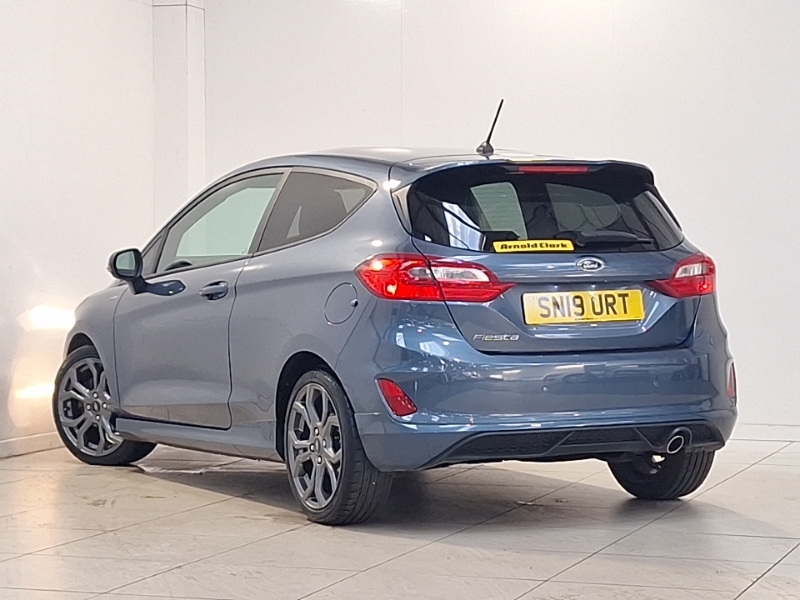 Ford Fiesta 1.0 Ecoboost St-line SN19URT Blue #2