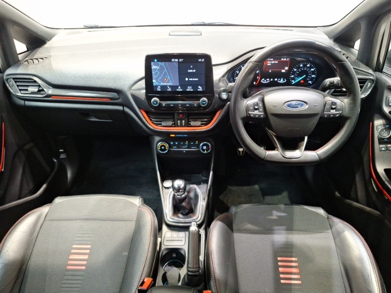 Ford Fiesta 1.0 Ecoboost 125 St-line X NK68OSN Black #3