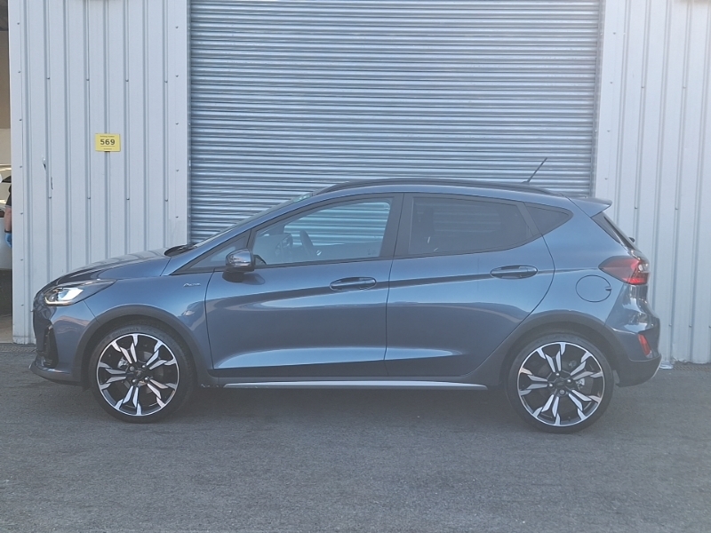 Ford Fiesta 1.0 Ecoboost Hbd Mhev 125 Active X YA23TZJ Blue #4