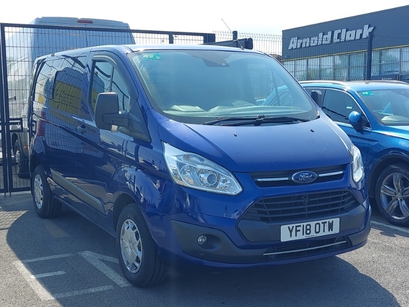 Ford Transit Custom 2.0 Tdci 130Ps Low Roof Trend Van Blue