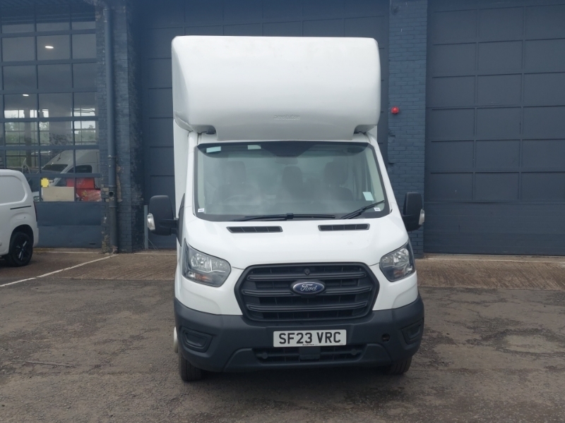 Ford Transit Custom 2.0 Ecoblue 130Ps Chassis Cab White