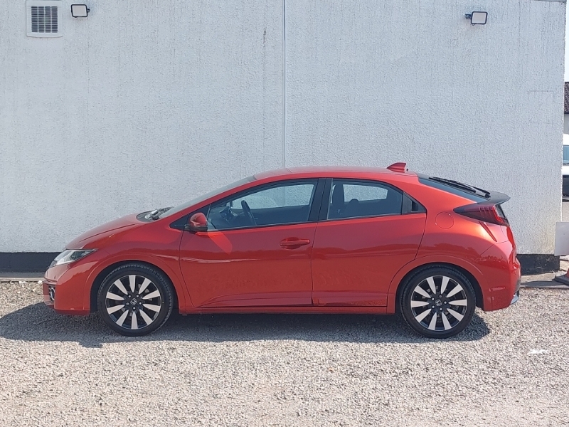 Honda Civic 1.8 I-vtec Se Plus Nav Red #4