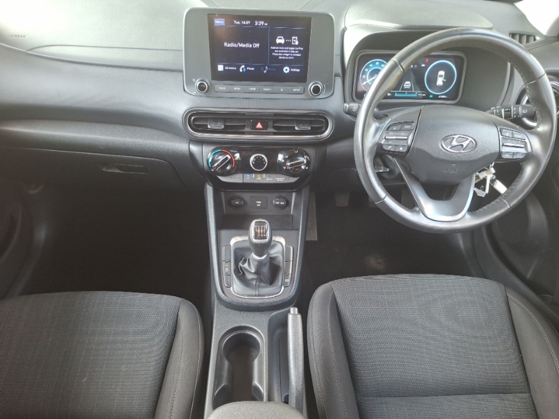 Hyundai Kona 1.0 Tgdi 48V Mhev Se Connect EF21HXT White #3