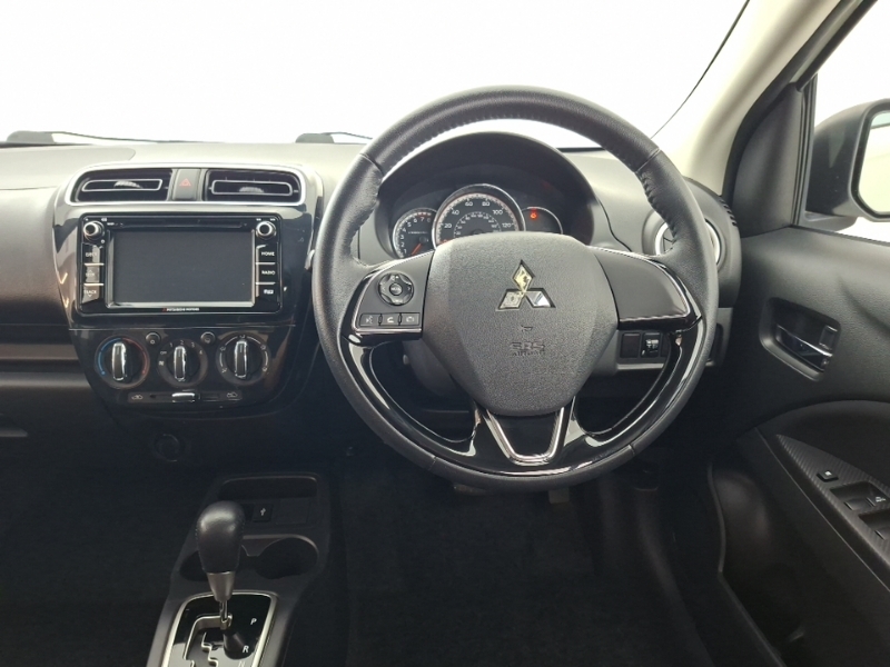 Mitsubishi Mirage Hatchback Black #8