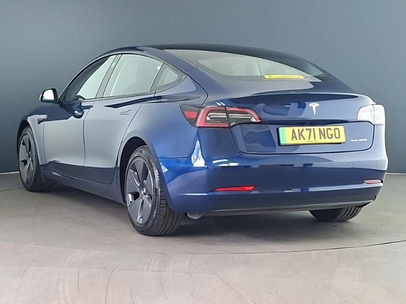 Tesla Model 3 Long Range Awd Blue #2