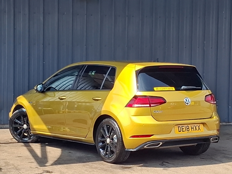 Volkswagen Golf 1.5 Tsi Evo 150 R-line DE18HXX Yellow #2
