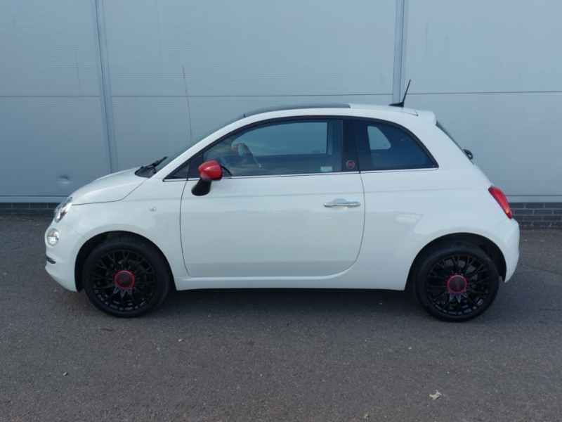 Fiat 500 1.0 Mild Hybrid Red WP73OHB White #4